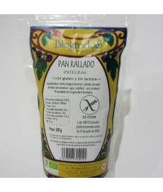 PAN RALLADO integral sin gluten sin lactosa eco BIOGREDOS